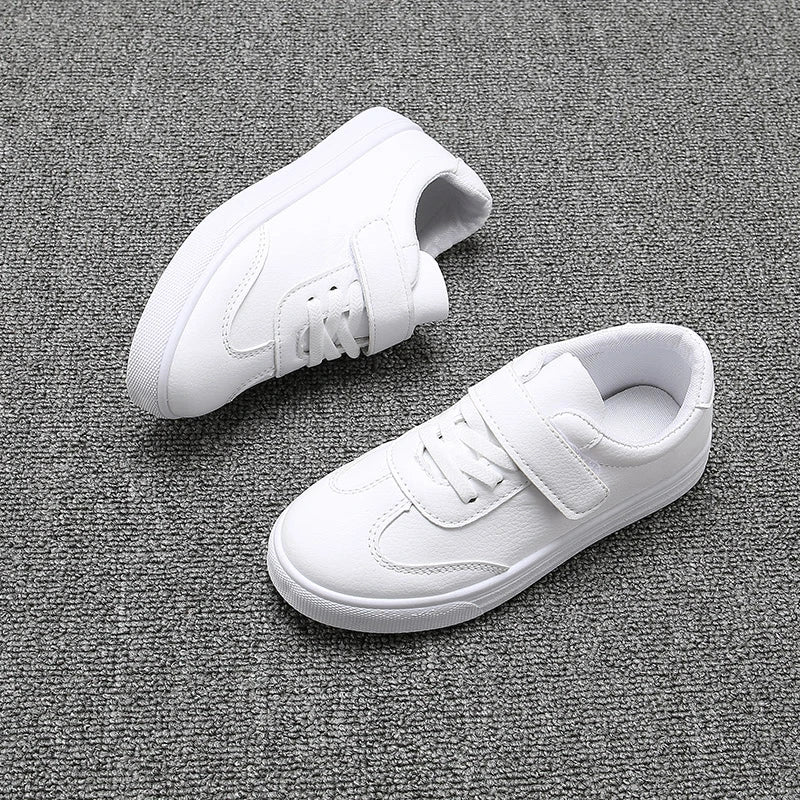 Spring and autumn boys leisure running shoes non-slip soft sole sports shoes children's small white shoes tennis shoes hot sale