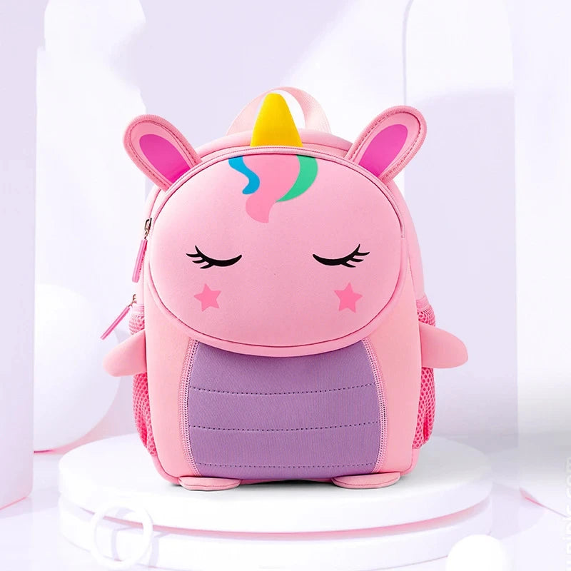 New Children School Bags 3D Biomimetic Animal Kids Backpack Kindergarten Boys and Girls School Bags Mini Backpack Book Bag