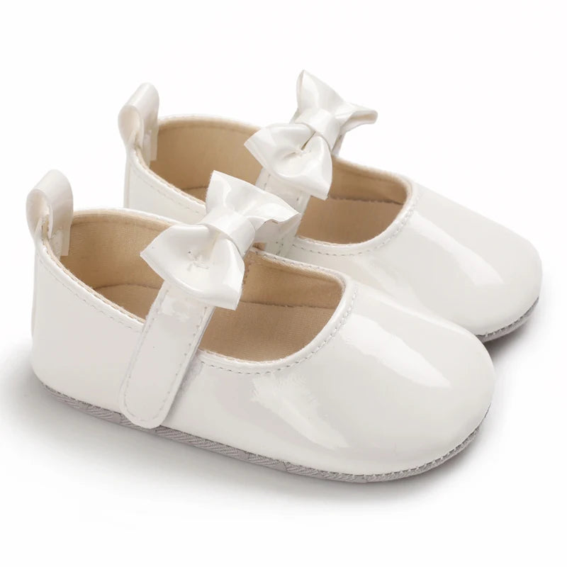 Baby Girl Shoes Bowknot Flats Soft Sole Newborn Princess Walker Sandals Formal Toddler Shoe