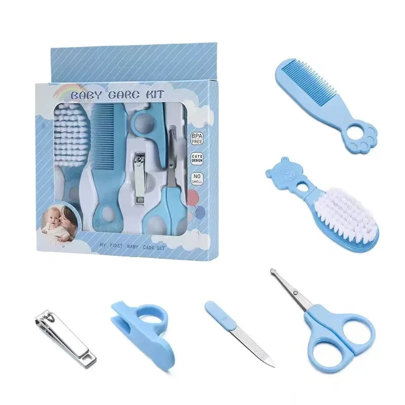 6pcs/Set Baby Care Grooming Kit -Newborn Baby Care Essentials Kit. Newborn Nursery Health Care Set For Newborn Infant Toddlers