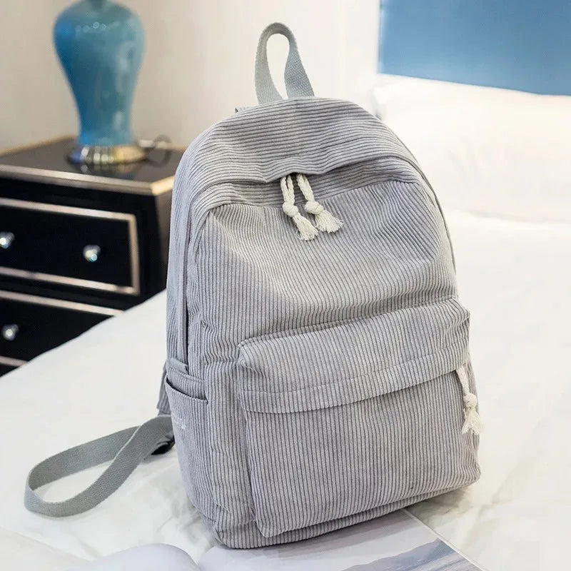 Kids School Bag Personalized Toddler Backpack Embroidered Name Child Corduroy Backpack Birthday Gift Laptop Bag Back to School