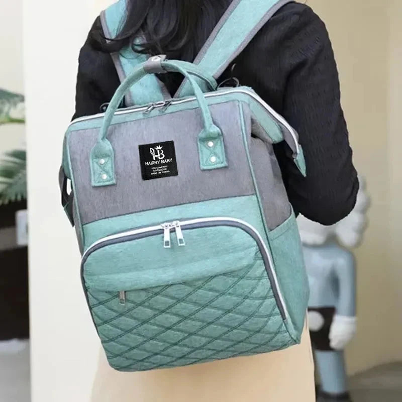 Large Capacity Mommy Diaper Bag Baby Stroller Hanging Backpack with Changing Mat Multifunctional Baby Nursing Bag