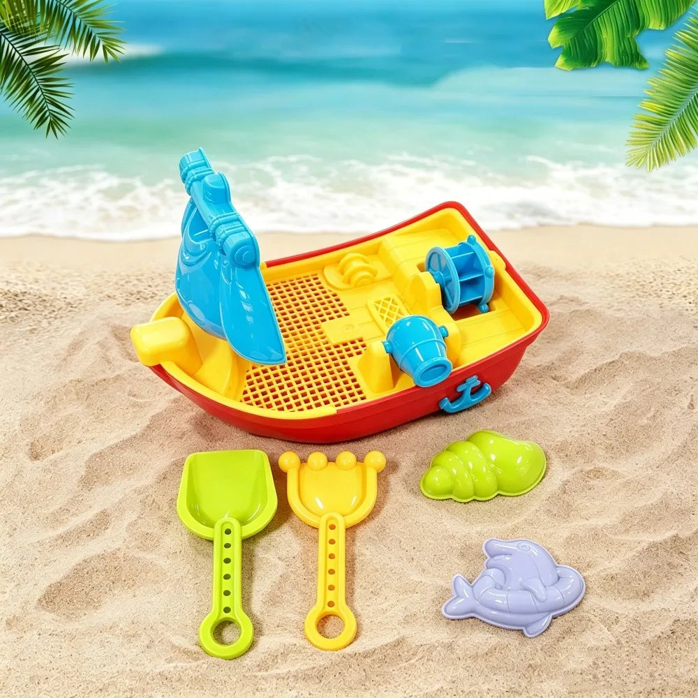 Children's Beach Boat Toys, Outdoor Water Play and Sand Digging Tools, Parent-child Beach, Boys and Girls' Toys, Summer Gifts