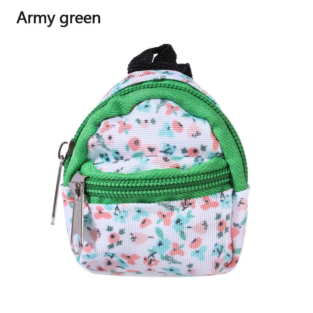 Cute Doll Backpacks Doll Bags Mini Bag Zipper Doll Backpacks Cute School Bags Doll Accessories Toy Dolls Supplies for Doll Play