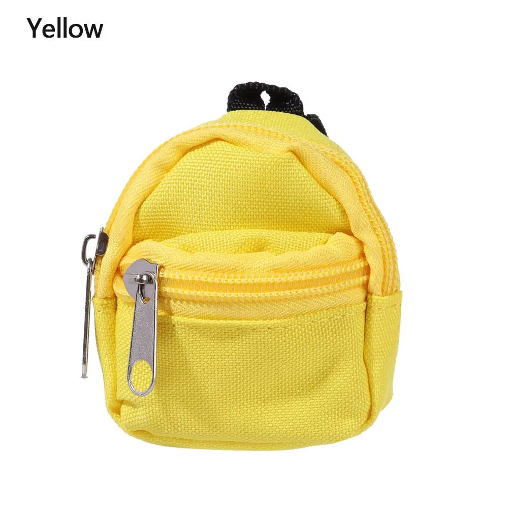 Cute Doll Backpacks Doll Bags Mini Bag Zipper Doll Backpacks Cute School Bags Doll Accessories Toy Dolls Supplies for Doll Play