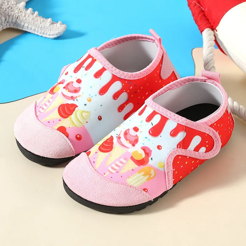 2026 New Baby Water Shoes Non-Slip Comfortable Kids Beach Socks Wading Barefoot Shoes