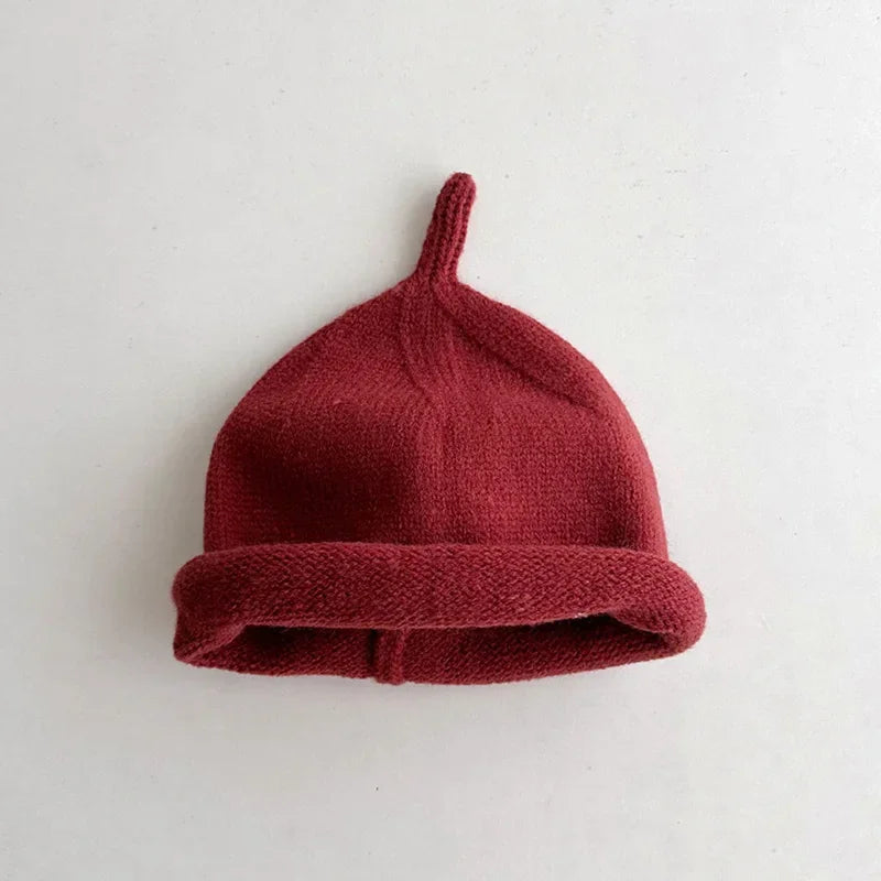 Kids Winter Hats for Newborn Boys Crochet Bonnet Toddler Girl Cap Children Baby Photography Props Boy Accessories Warm Stuffs