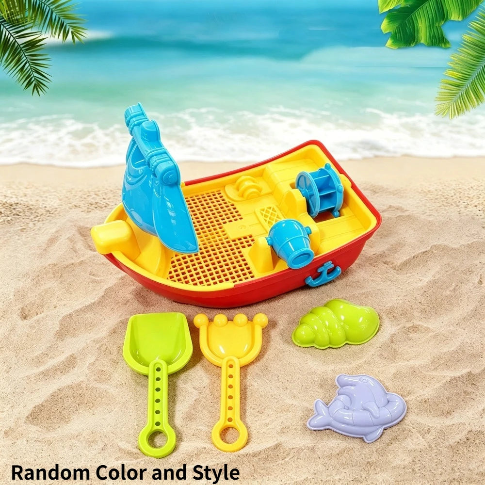 Children's Beach Boat Toys, Outdoor Water Play and Sand Digging Tools, Parent-child Beach, Boys and Girls' Toys, Summer Gifts