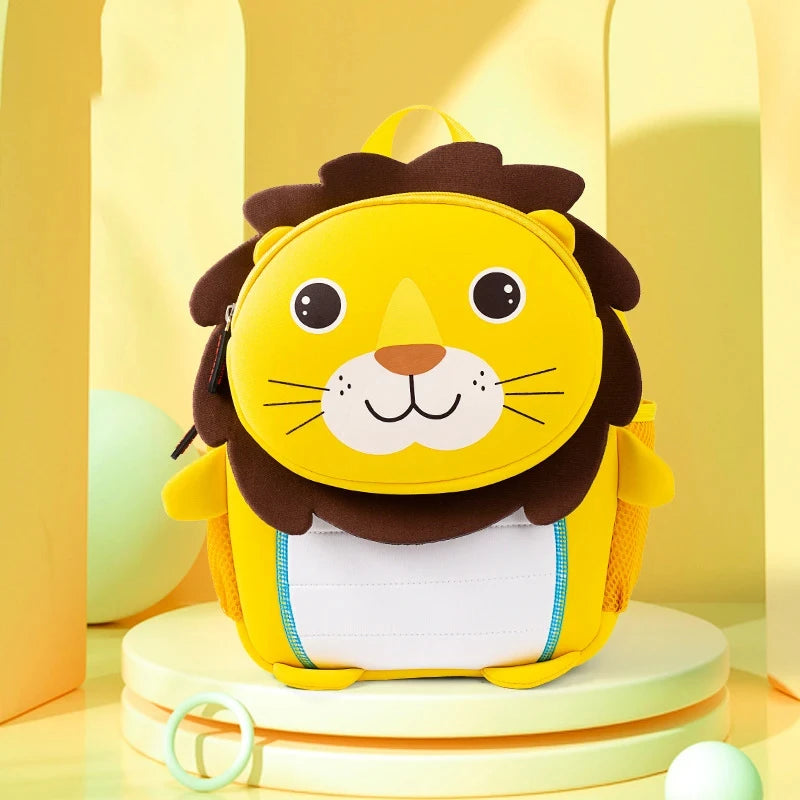 New Children School Bags 3D Biomimetic Animal Kids Backpack Kindergarten Boys and Girls School Bags Mini Backpack Book Bag