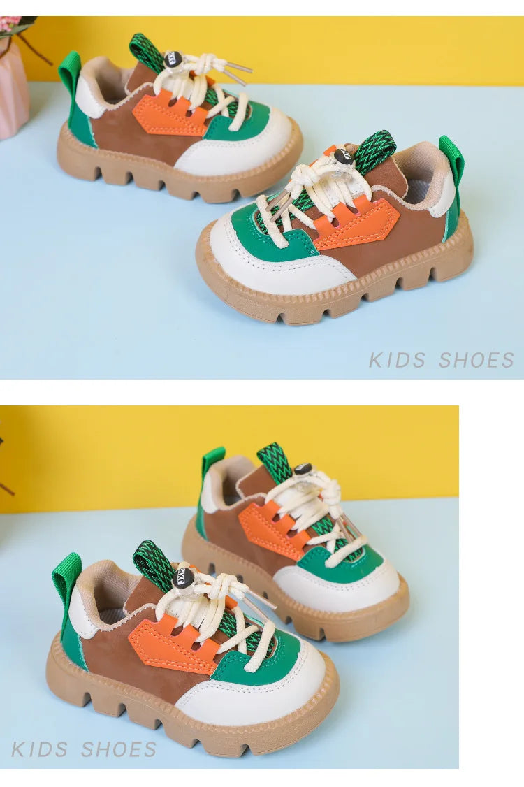 Baby Shoes 2026 New Fashion Casual Girls Boys Sneakers Lace Up Comfortable Breathable Tenis Shoes for Infant Walking Kids Shoes