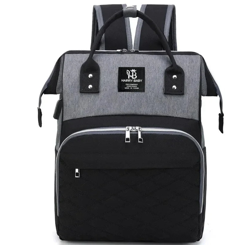 Large Capacity Mommy Diaper Bag Baby Stroller Hanging Backpack with Changing Mat Multifunctional Baby Nursing Bag