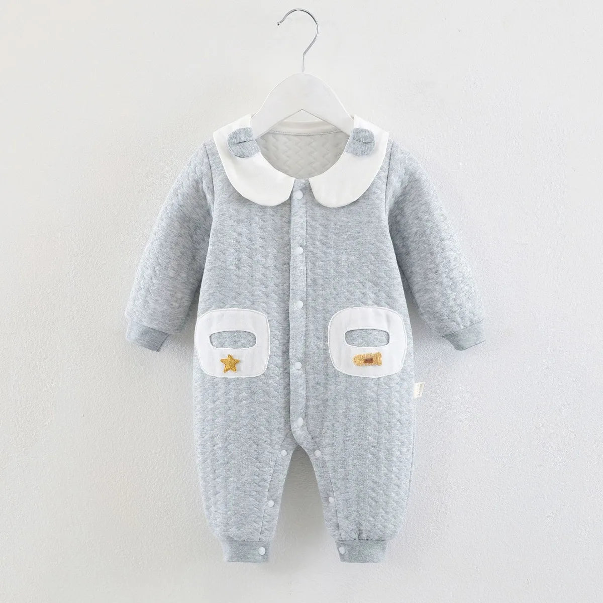 Baby Fall Winter Outdoor Cute Clothes 0-18 Monthas Newborn Pure Cotton Breathable Jumpsuit Toddler Boy Girl  New Model Babygro