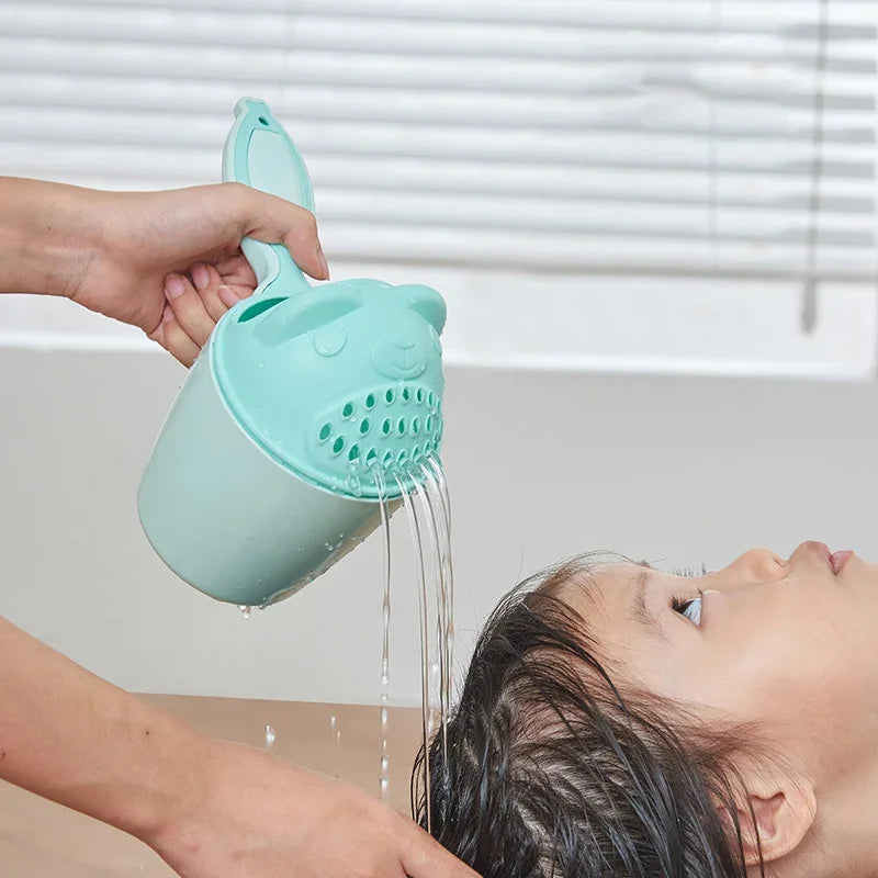 Toddler Shampoo Cup Baby Bath Caps Children Bathing Shower Spoons Child Washing Hair Cup Kids Bath Tools Kids Care Accessories