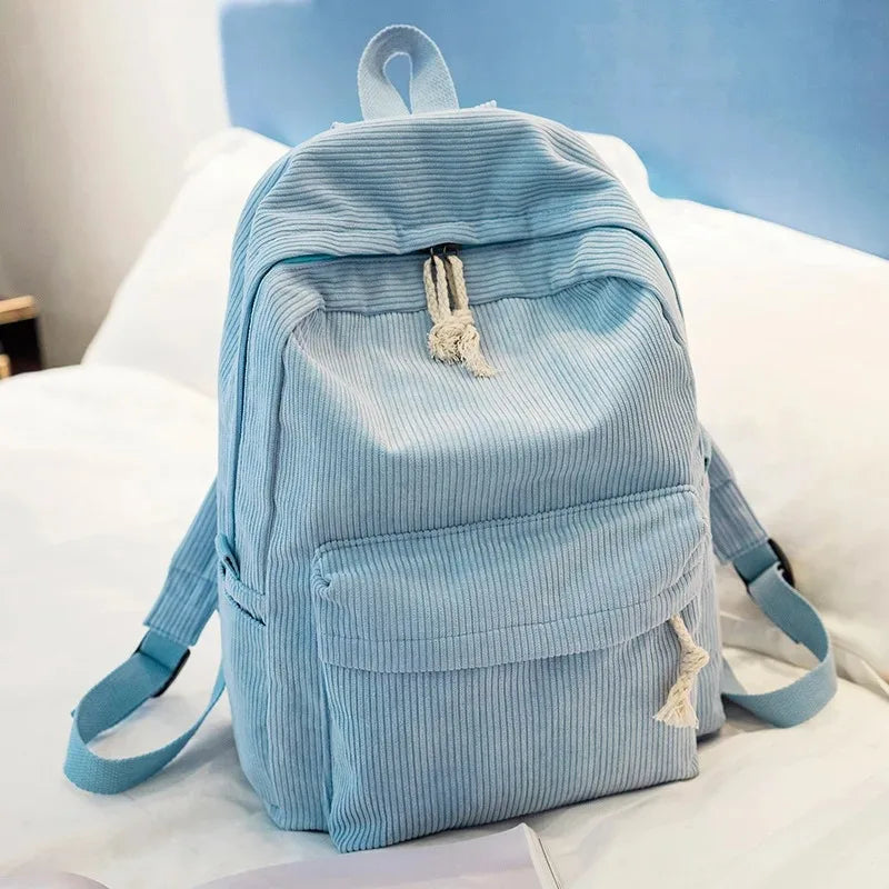 Kids School Bag Personalized Toddler Backpack Embroidered Name Child Corduroy Backpack Birthday Gift Laptop Bag Back to School