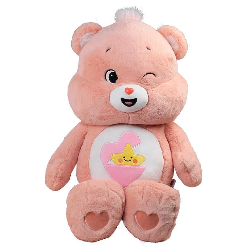 Care Bears 45cm Cute Cartoon Plush Doll Stuffed Toy Cuddly Companion Viral Hit Birthday Gift for Boys & Girls Soft Kids Pillow
