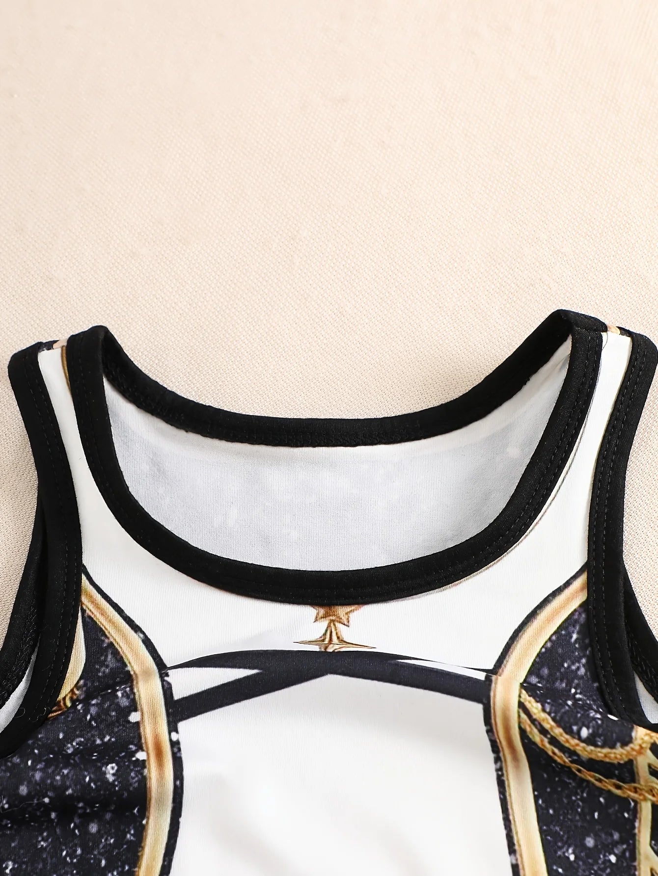 Girls' Tank Top Dress Stage Performance Summer Printed Sleeveless A-line Casual College Style Dress