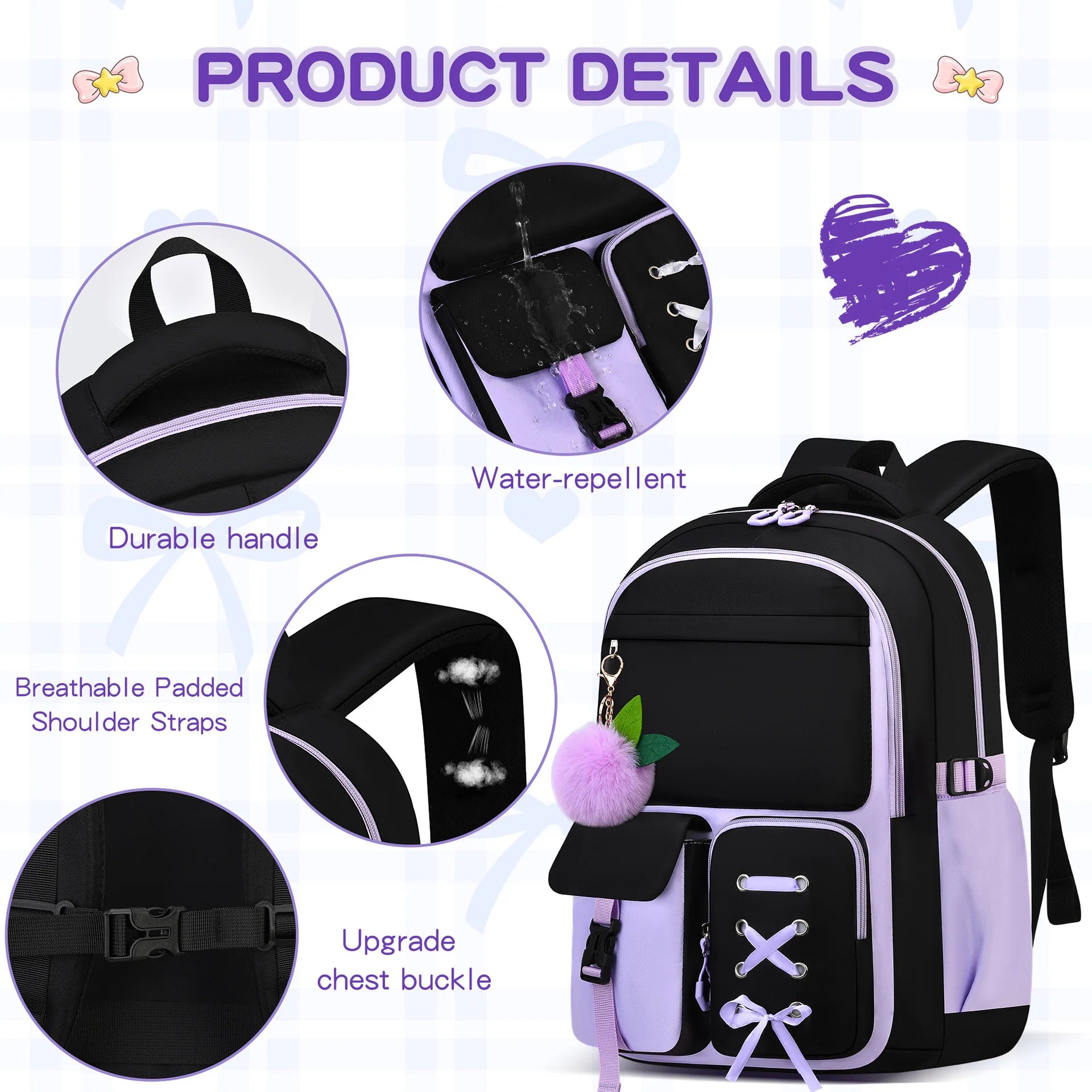 Primary School Bags For Girls Schoolbag Kawaii Lightweight Children School backpack Book Bag Travel Backpack Mochilas Gifts
