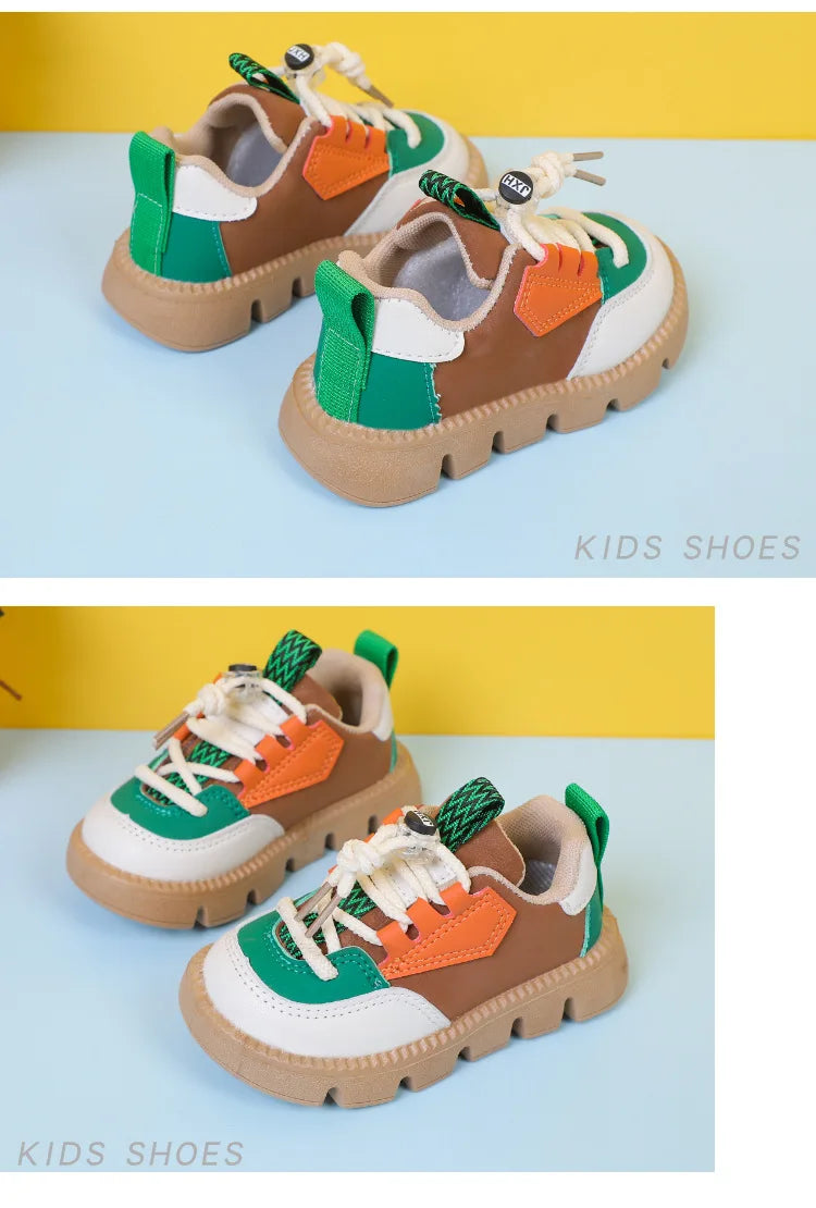 Baby Shoes 2026 New Fashion Casual Girls Boys Sneakers Lace Up Comfortable Breathable Tenis Shoes for Infant Walking Kids Shoes
