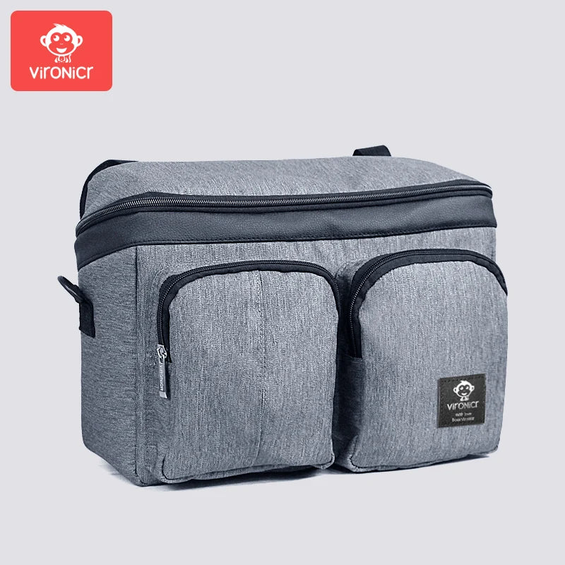 Stroller Organizer Bags Mummy Large Capacity Travel Hanging Bag Bottle Holder Pram Diaper Bags Baby Stroller Accessories