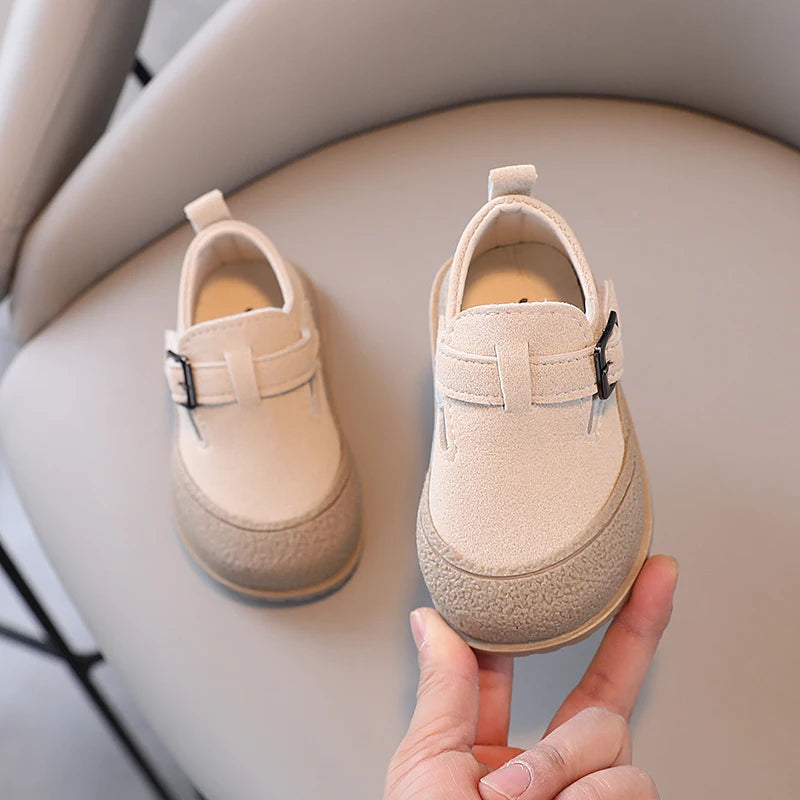 Boys' Boken Shoes Soft Soled Children's Shoes 2025 New Arrivals  0-1 years old Children's Sports Shoes Fashion Retro Bean Shoes
