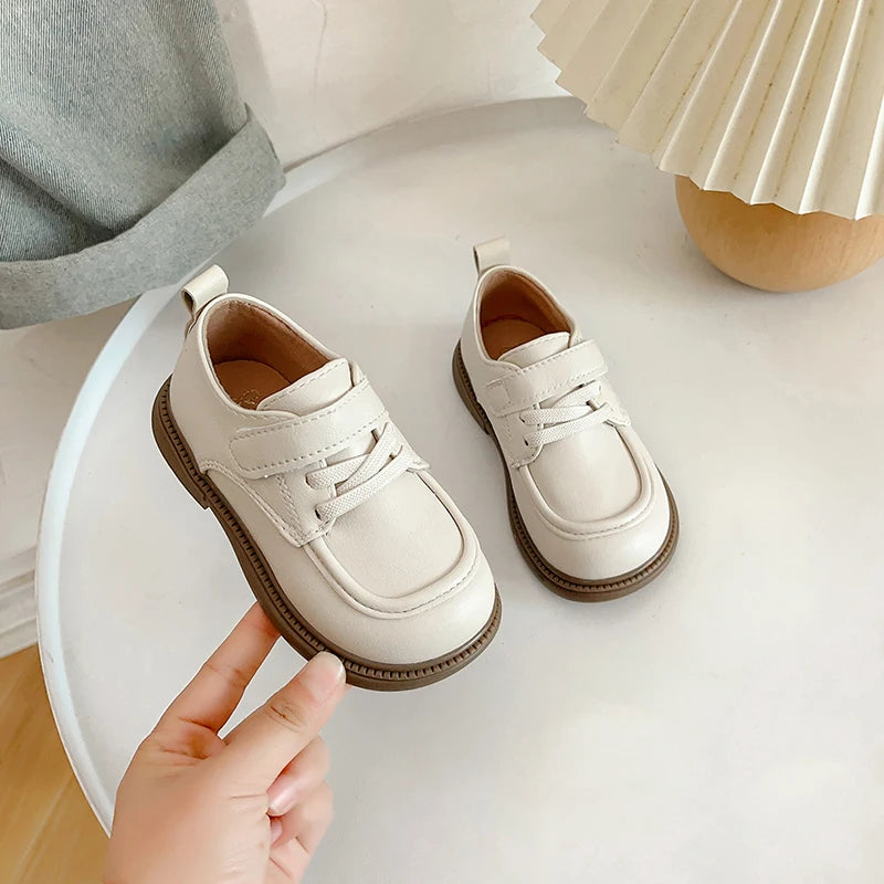 Boys Leather Shoes Kids School Performance Shoes Comfortable British Style Children Birthday Party Shoes 2025 Spring Autumn New