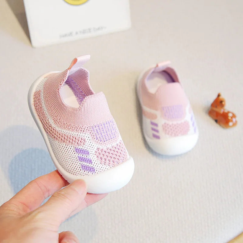 Baby Walking Shoes Soft Bottom Non-slip Baby Shoes Spring and Autumn A Stirrup 1-3 Years Old Children's Shoes and Socks