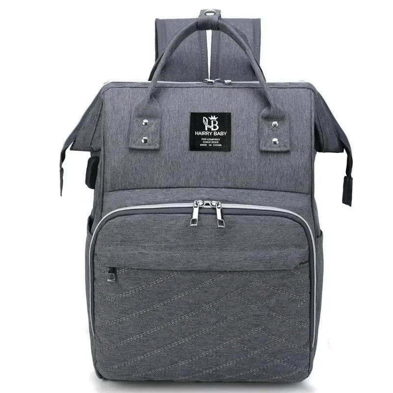 Large Capacity Mommy Diaper Bag Baby Stroller Hanging Backpack with Changing Mat Multifunctional Baby Nursing Bag