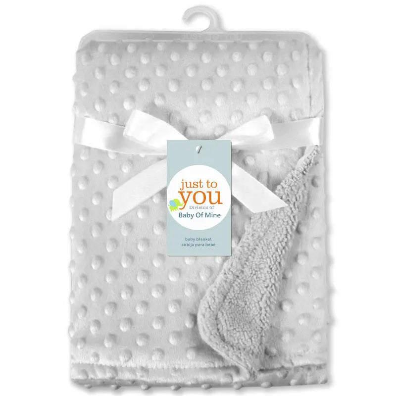 Winter Solid Baby Blanket & Swaddling Newborn Thermal Soft Fleece Blanket Toddler Bedding Warm Quilt Infant Bedding Swaddle Wrap