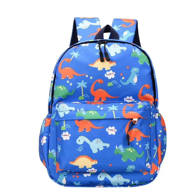 2026 Cute Cartoon Dinosaur Baby Backpacks Kindergarten Schoolbag Children Boys Girls School Bags Adjustable Animals Kid Backpack