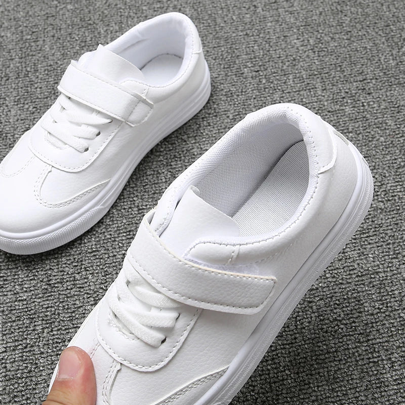 Spring and autumn boys leisure running shoes non-slip soft sole sports shoes children's small white shoes tennis shoes hot sale