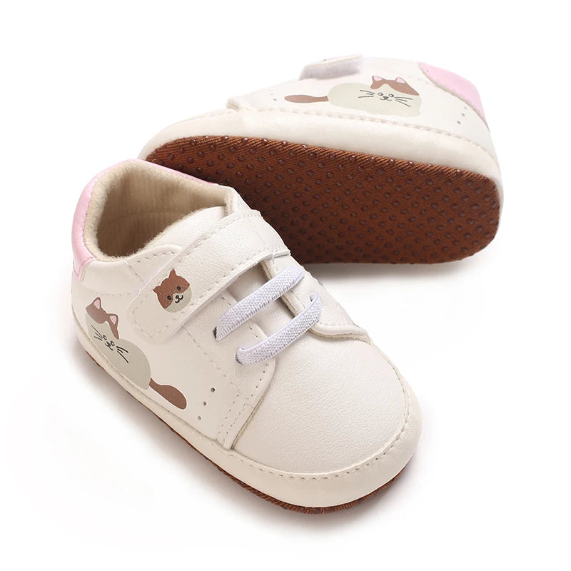 Fashionable 0-18M Baby Casual Sports Shoes For Spring And Autumn Men And Women High-Quality Soft Soled Anti Slip Walking Shoes