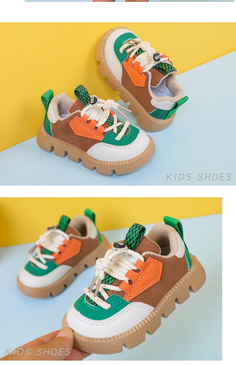 Baby Shoes 2026 New Fashion Casual Girls Boys Sneakers Lace Up Comfortable Breathable Tenis Shoes for Infant Walking Kids Shoes