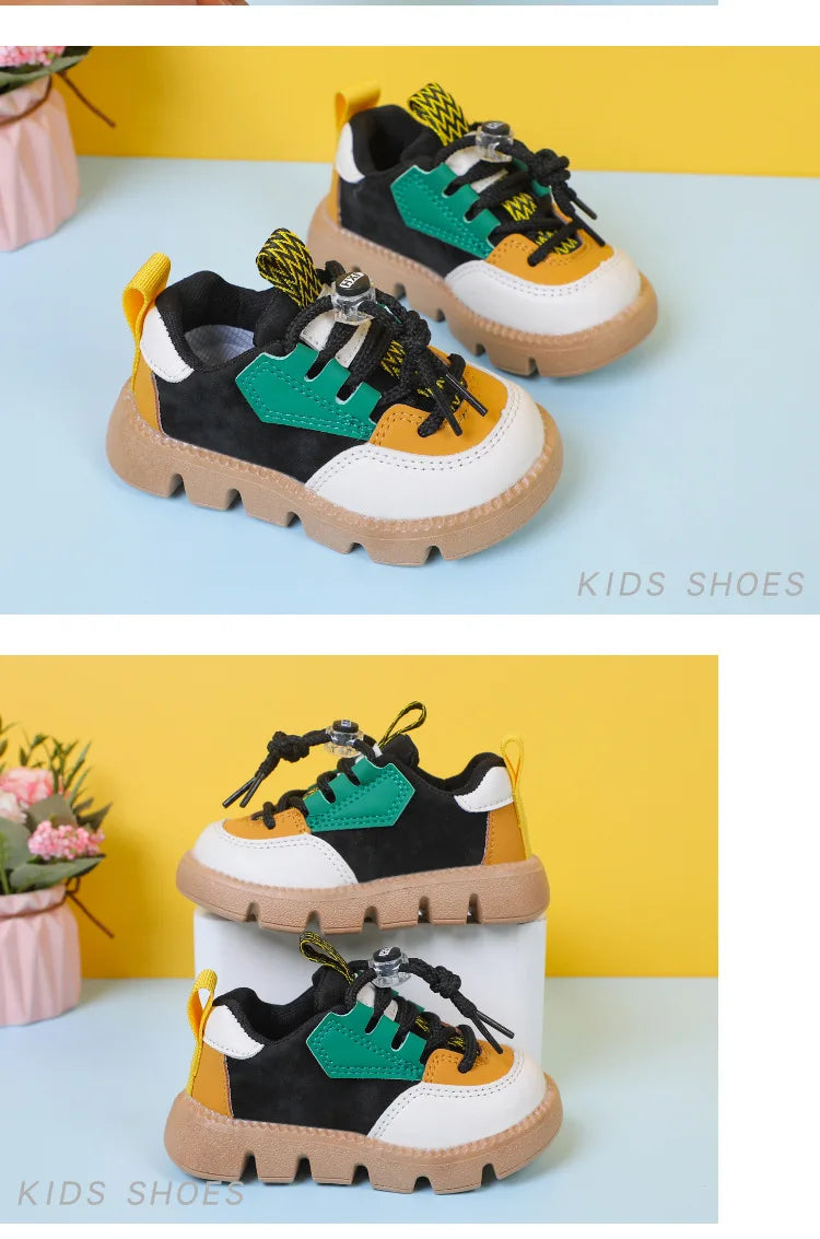 Baby Shoes 2026 New Fashion Casual Girls Boys Sneakers Lace Up Comfortable Breathable Tenis Shoes for Infant Walking Kids Shoes