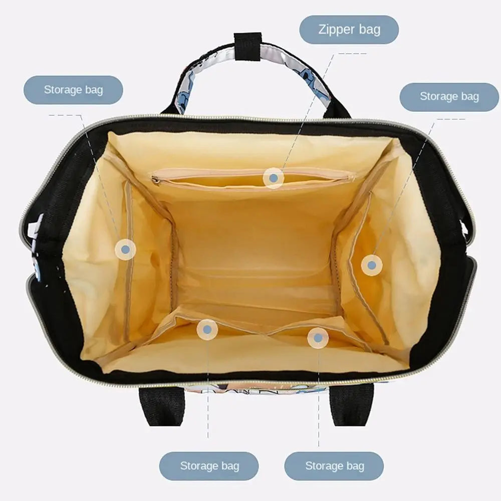 Baby Bag Waterproof Nappy Changing Pockets Storage Bag Tote Bag Multi-Function Diaper Bag Mummy Bag Nappy Bags Travel Backpack
