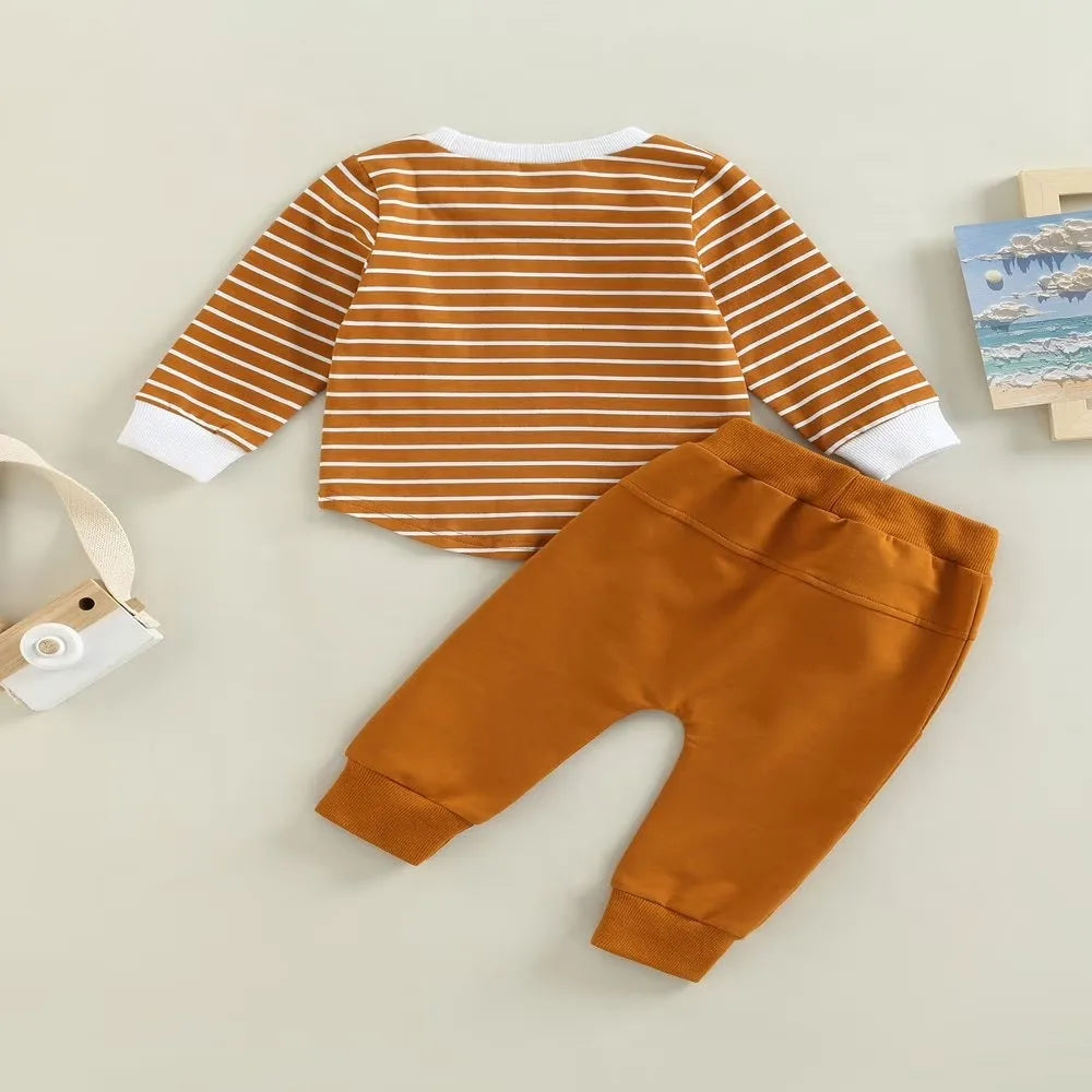 Baby Girls Hooded Clothes Cotton Kids Girls Heart Pattern Tops T-Shirts+Floral Pants Suits Autumn Spring Clothing Set
