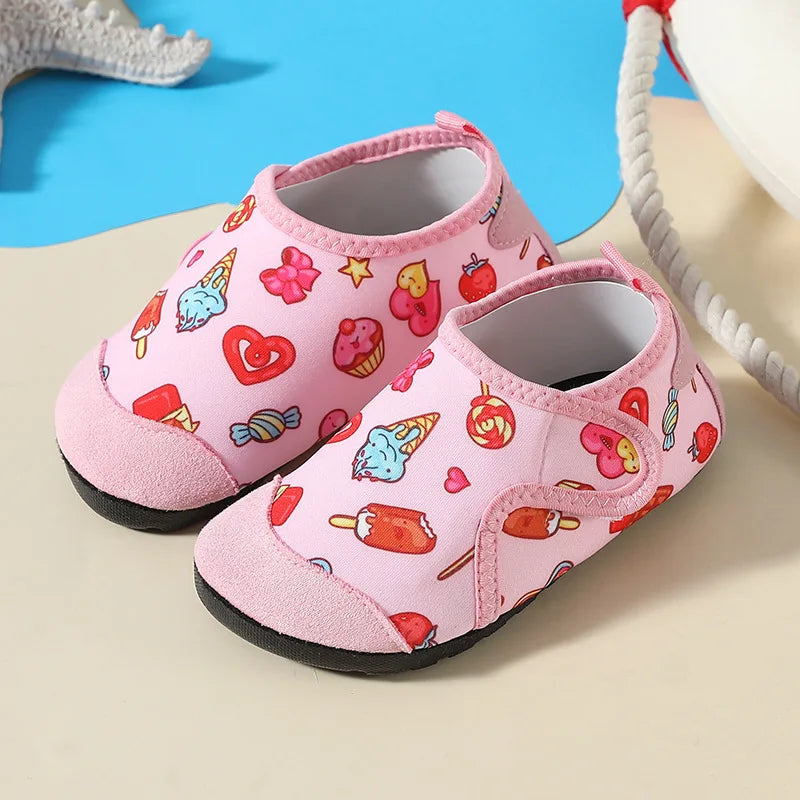2026 New Baby Water Shoes Non-Slip Comfortable Kids Beach Socks Wading Barefoot Shoes