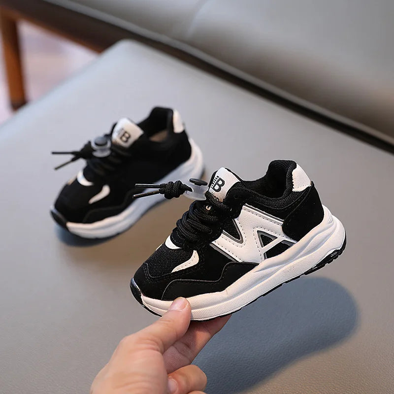 New Basket Kids Sneakers Boys Non-slip Shoes for Children Sneakers Girls Shoes Anti-slippery Leather Running Footwear Trainers