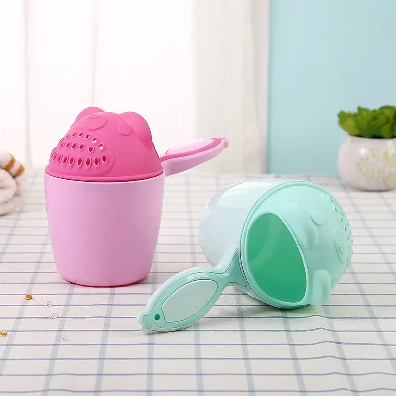 Toddler Shampoo Cup Baby Bath Caps Children Bathing Shower Spoons Child Washing Hair Cup Kids Bath Tools Kids Care Accessories
