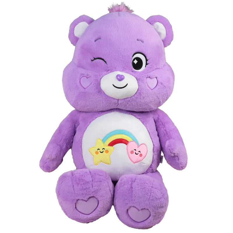 Care Bears 45cm Cute Cartoon Plush Doll Stuffed Toy Cuddly Companion Viral Hit Birthday Gift for Boys & Girls Soft Kids Pillow