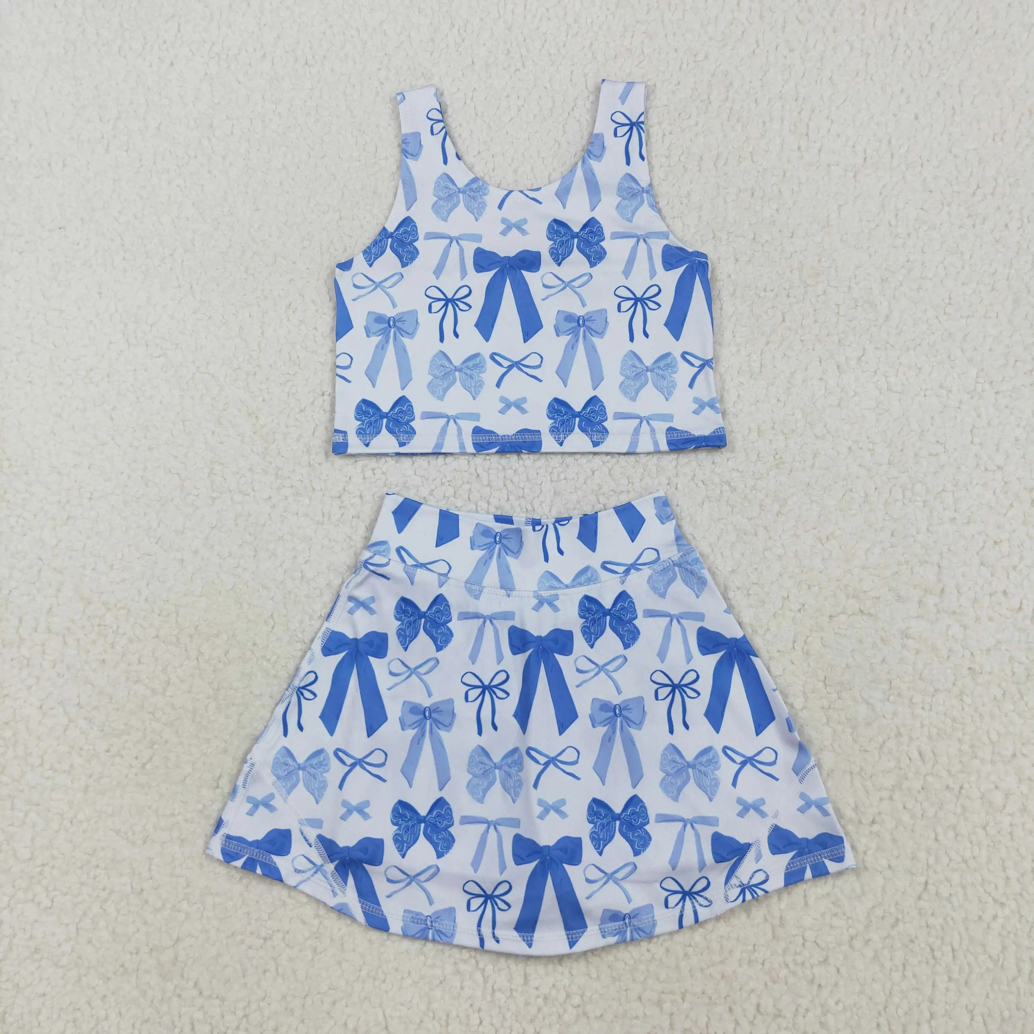 Baby Girls Clothes Dresses Toddler Girl Summer Athletic Acive Wear with Under Pink Castles Yoga Vest Top Sports Skorts Sets