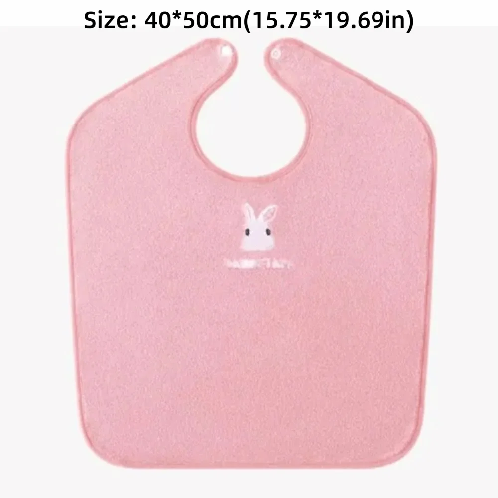 Soft Baby Bibs Skin Friendly Adjustable Snaps Children's Washcloth Water Absorbent Toddler Face Towel for Feeding Eating