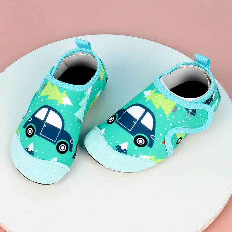 2026 New Baby Water Shoes Non-Slip Comfortable Kids Beach Socks Wading Barefoot Shoes
