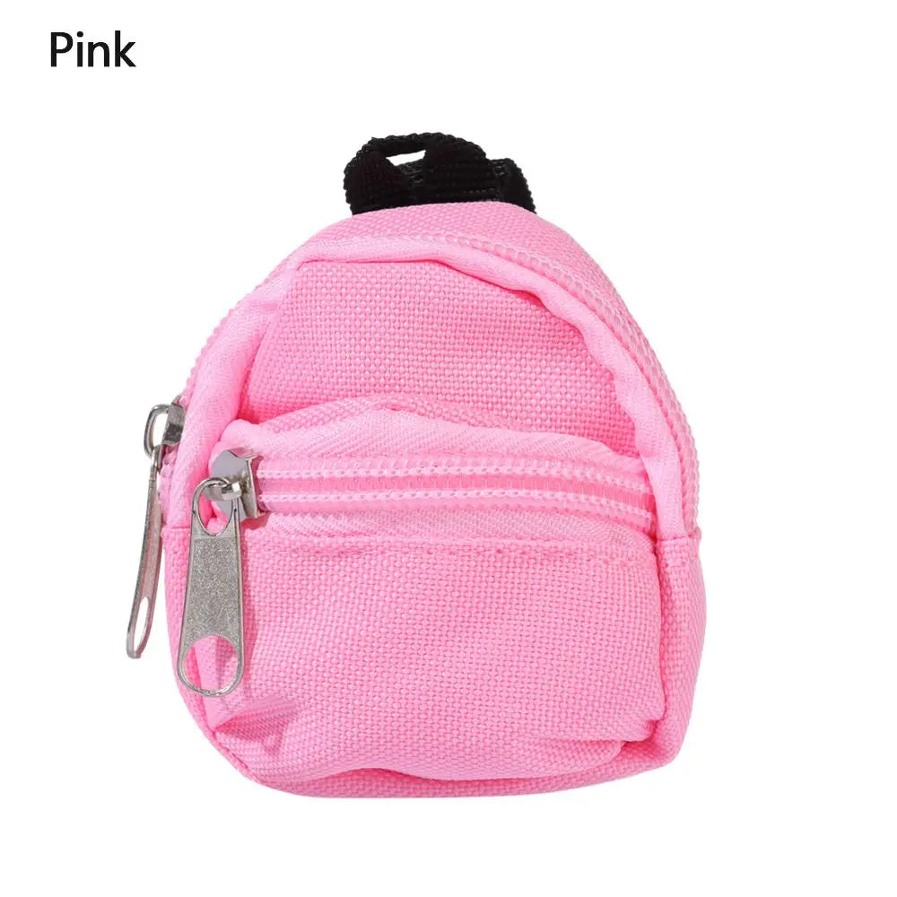 Cute Doll Backpacks Doll Bags Mini Bag Zipper Doll Backpacks Cute School Bags Doll Accessories Toy Dolls Supplies for Doll Play