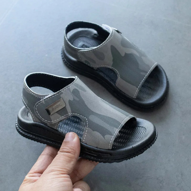 Boys' Sandals 2025Summer New Soft Soled Kid Shoe 1-16y Light Sandals for Girls Casual Beach Shoes Anti Slip Boys Shoe Sandalias