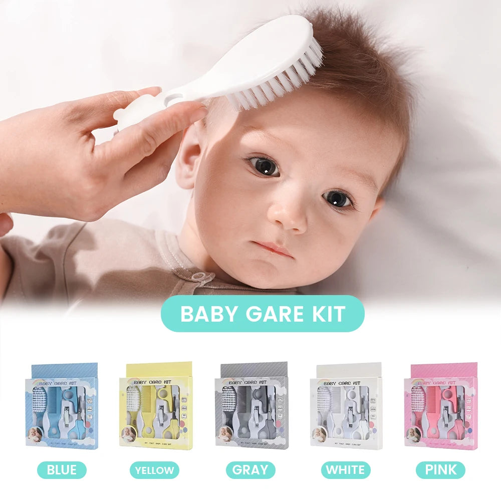 6pcs/Set Baby Care Grooming Kit -Newborn Baby Care Essentials Kit. Newborn Nursery Health Care Set For Newborn Infant Toddlers
