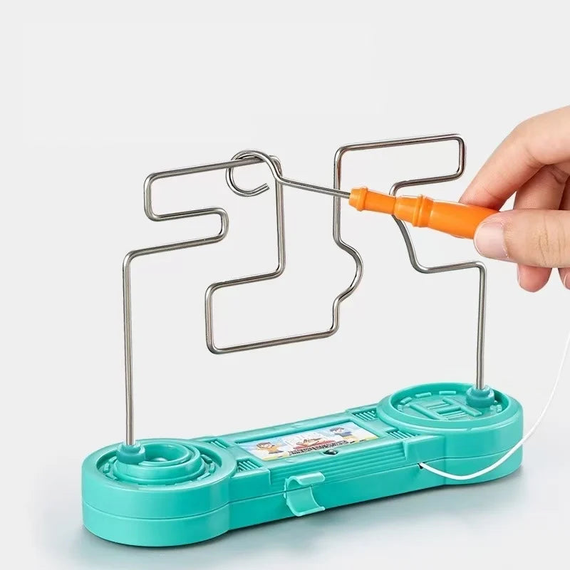 Kids Collison Electric Shock Toy Education Electric Touch Maze Game Party Funny Game Science Experiment Toys for Children Gift